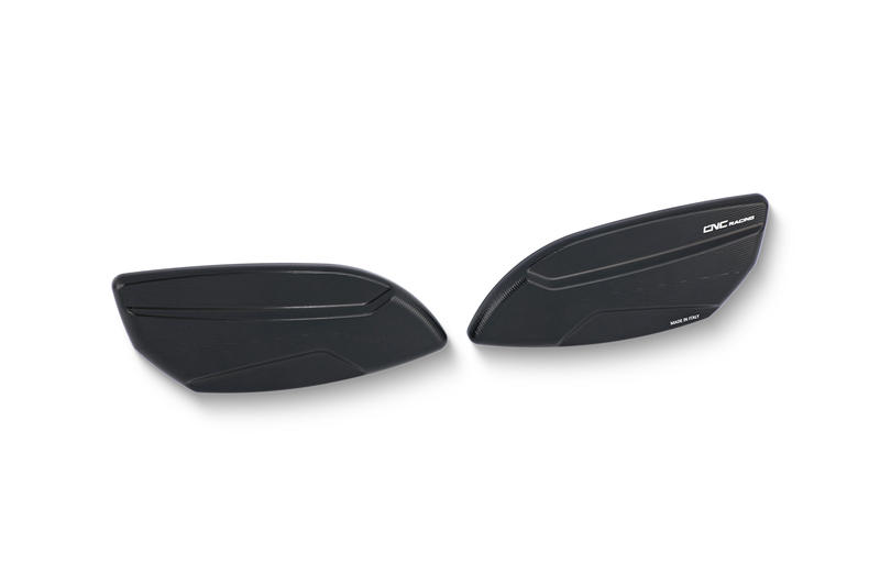 Mirror blank covers Aprilia RSV4 Black