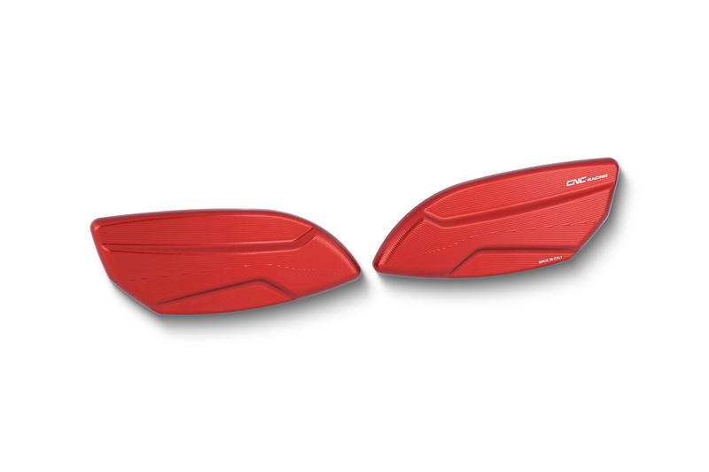 Mirror blank covers Aprilia RSV4 Red