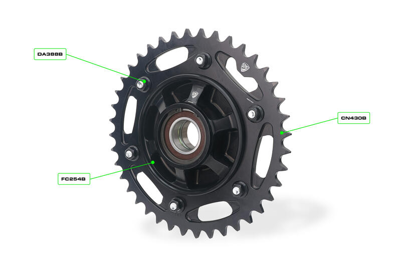 Rear sprocket flange Ducati Multistrada V2 MY2025 Black