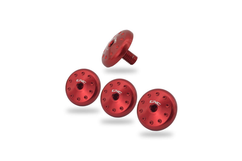 Air deflector screw kit Ducati Multistrada V2 MY2025 Red