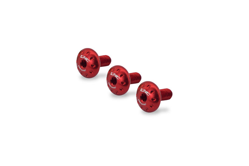Screw kit exhaust pipe heat shield Ducati XDiavel Red
