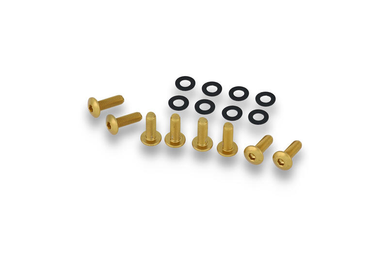 Screen bolt kit - Ducati Gold
