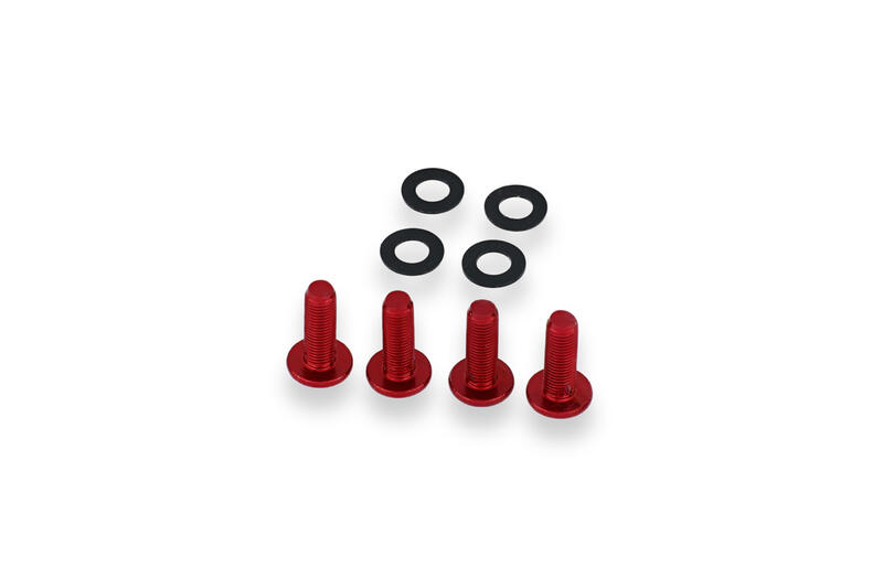 Screen bolt kit - Ducati Red