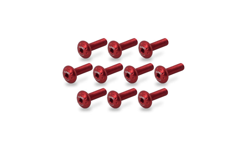 Screw kit side fairing Ducati Streetfighter V2 Red