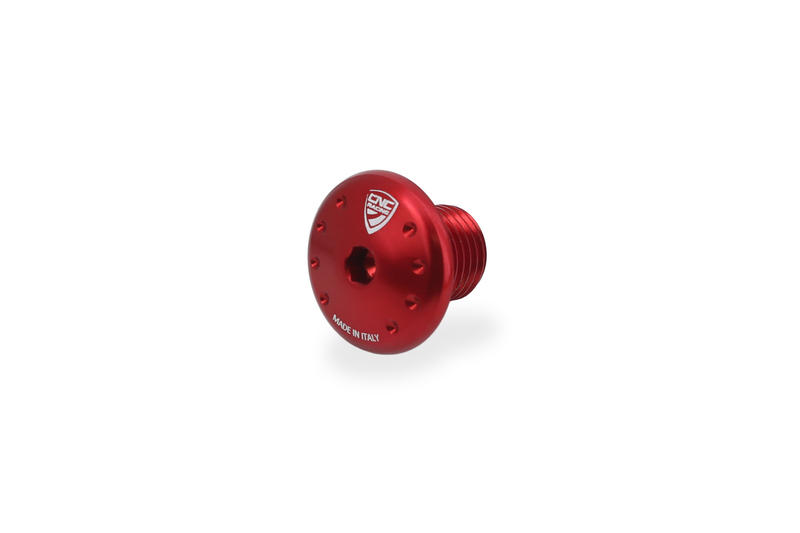 Belly Pan left side support screw Ducati Diavel V4 Red