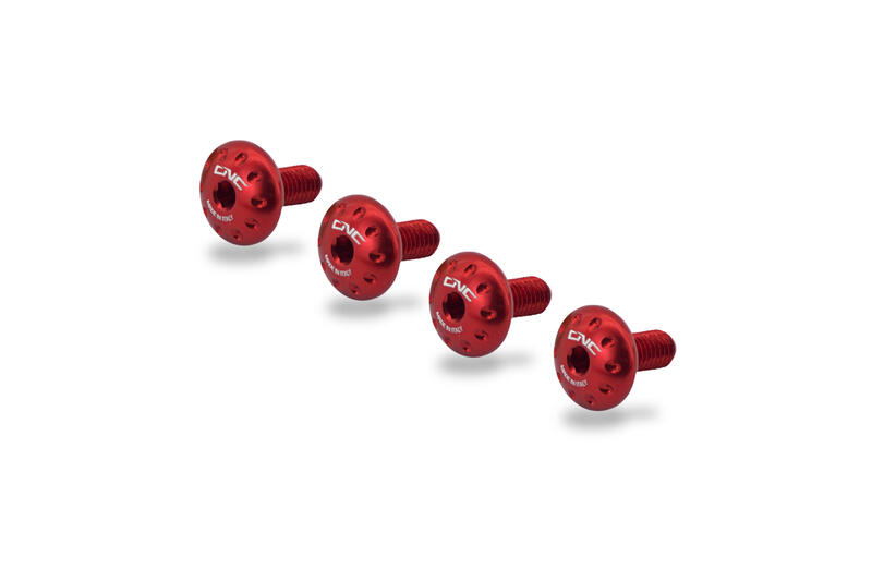 Rear handle screw kit Ducati Multistrada V4 Red