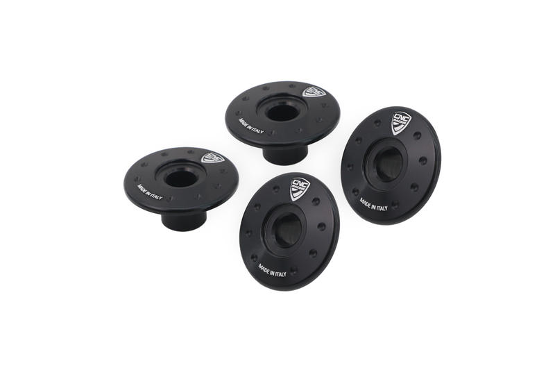 Windshield screw bushes Moto Guzzi Black