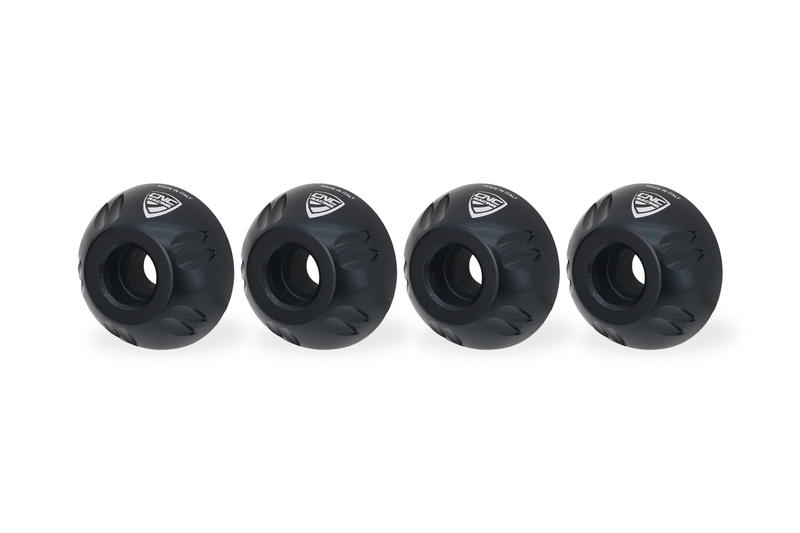 Rear shock Absorbers screw collars Moto Guzzi Black