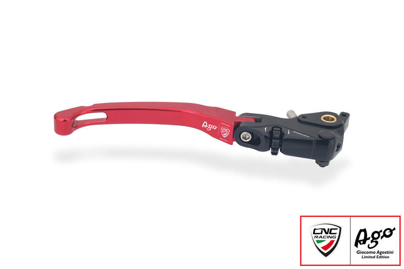 Brake lever Race EVO - folding - Giacomo Agostini Limited Edition Red/Black
