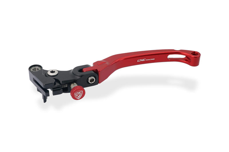 Clutch lever Race - folding Red