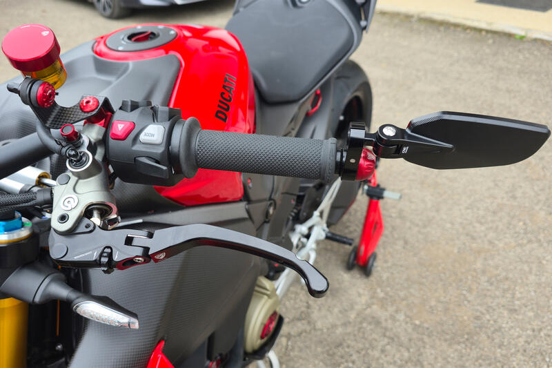 Clutch lever RACE EVO Folding For Brembo Semi-Radial Master Cylinders Black/Black