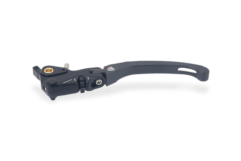 Clutch Lever Race EVO Folding Glossy Carbon for Brembo semi-radial master cylinders Black