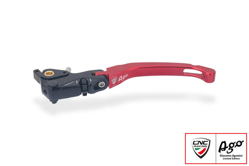 Clutch lever Race EVO folding - Giacomo Agostini Limited Edition Red/Black