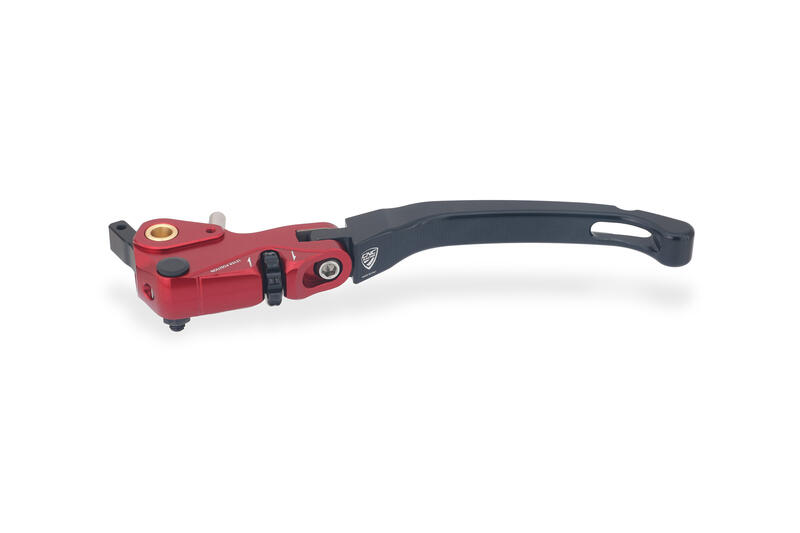Clutch lever RACE EVO - Folding for Brembo Semi-radial Master Cylinders Black/Red