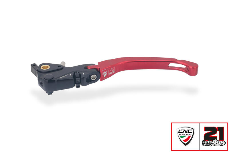 Clutch lever RACE EVO - Folding for Brembo Semi-radial Master Cylinders - Troy Bayliss Limited Edition Red/Black
