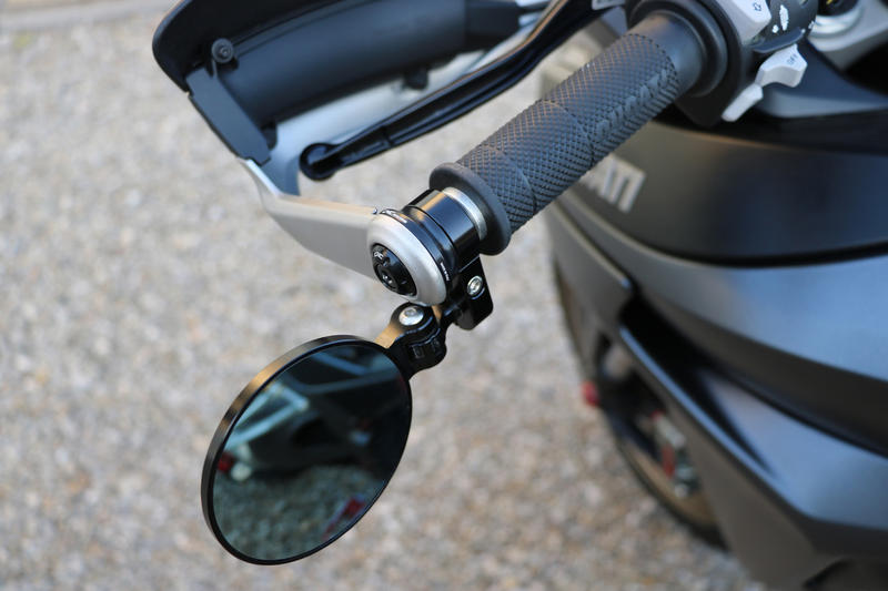 Adattatore specchio bar-end Rocket per Multistrada Black