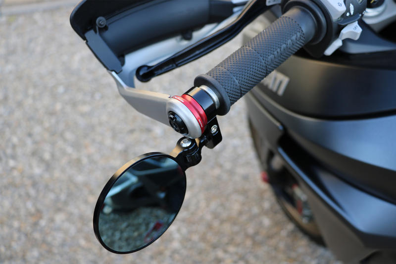 Adattatore specchio bar-end Rocket per Multistrada Red