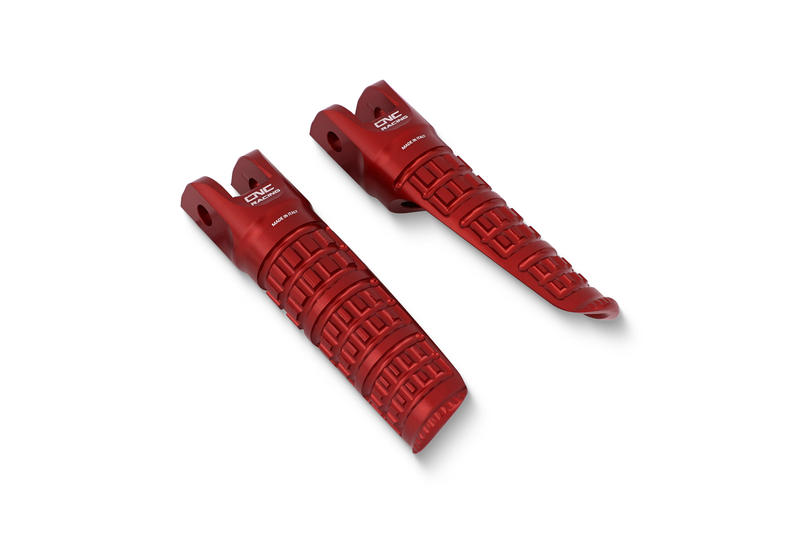 Footpegs for OEM rearsets MV Agusta LIGHT - driver Red