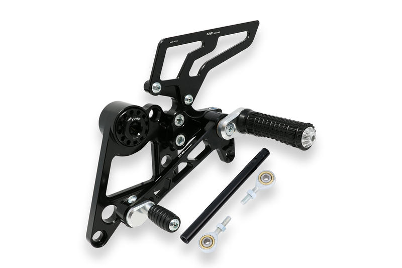 Adjustable rear sets Ducati Monster 696 796 1100 Black