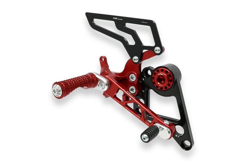 Adjustable rear sets Hypermotard 796 1100 Red