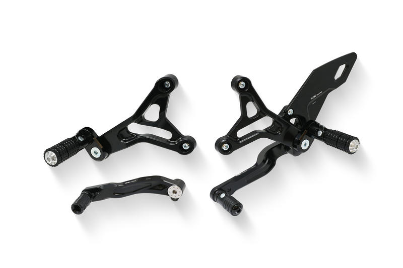 Adjustable rear sets MV Agusta Black