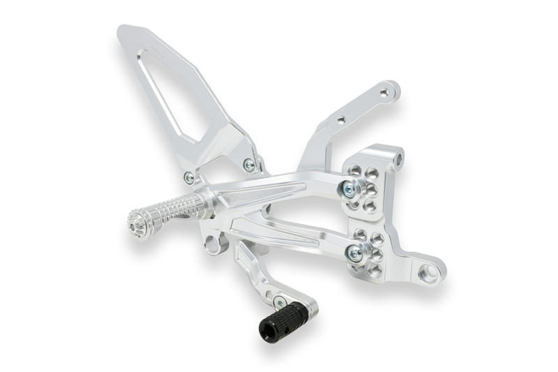 Pedane regolabili Ducati Panigale V4 - EASY Silver