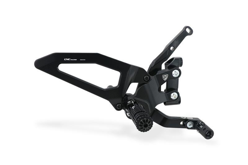 Adjustable rearsets Ducati Streetfighter V2 Black