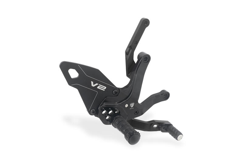 Adjustable Rearsets Ducati Streetfighter V2 MY2025 Black