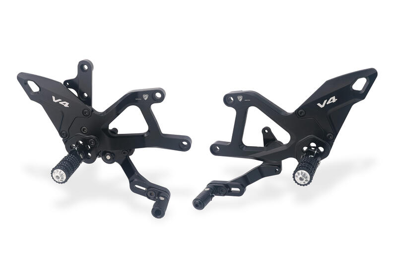 Adjustable rearsets Ducati Streetfighter V4 MY2025 Black