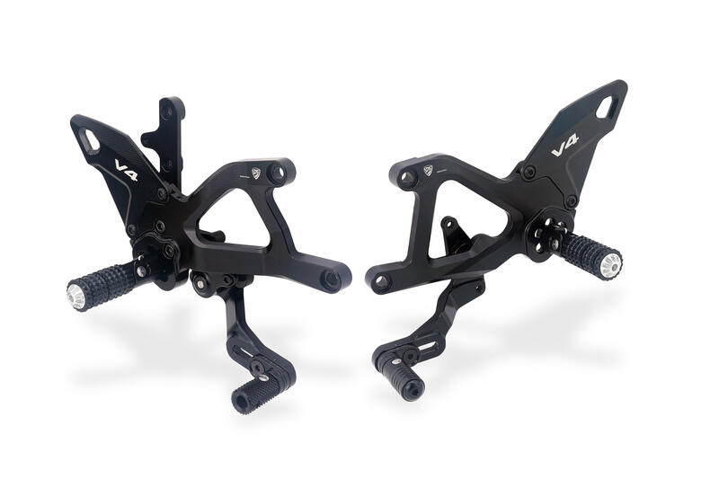 Adjustable rearsets Ducati Streetfighter V4 MY2025 Black