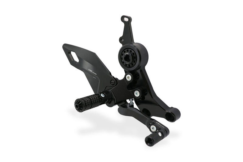 Adjustable rear sets rider Ducati Monster 937 Black