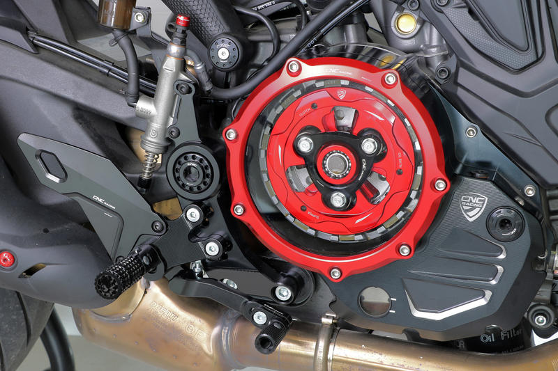 Adjustable rear sets rider Ducati Monster 937 Black