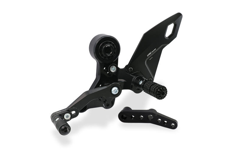 Adjustable rear sets rider Ducati Monster 937 Black