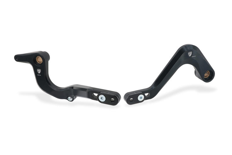 Gear/Rear brake levers kit Ducati Diavel V4 - SLIDE Black