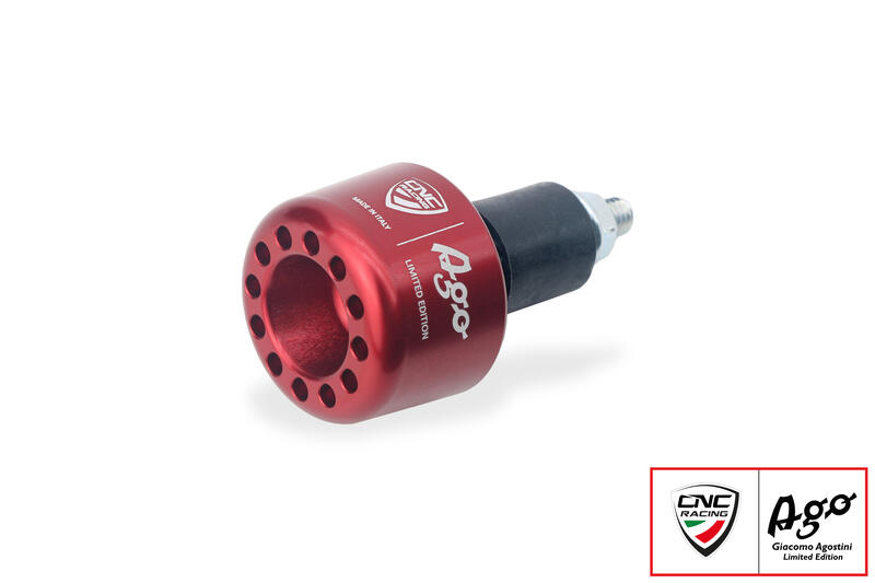 Handlebar cap left side - Giacomo Agostini Limited Edition Red