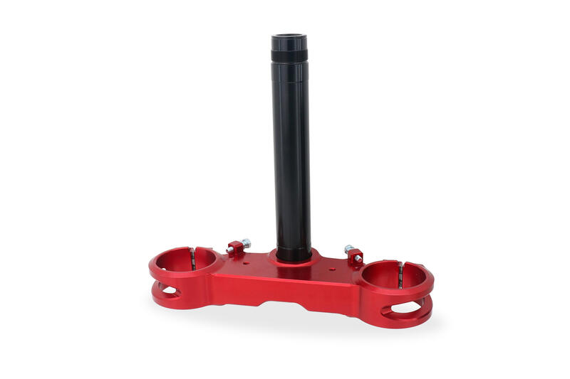 Triple clamps Ducati Hypermotard 698 Mono - Steering head base Red