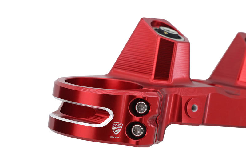 Triple clamps Ducati Diavel V4 - Top yoke Red