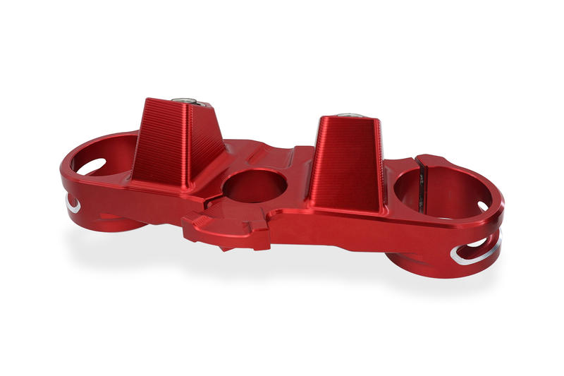 Triple clamps Ducati Diavel V4 - Top yoke Red