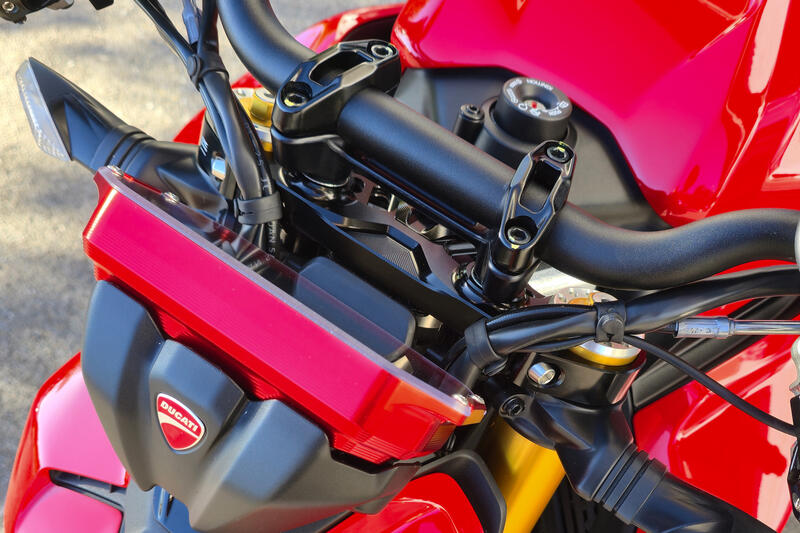 Piastre di sterzo Ducati Streetfighter V2 MY2025 - Superiore Black