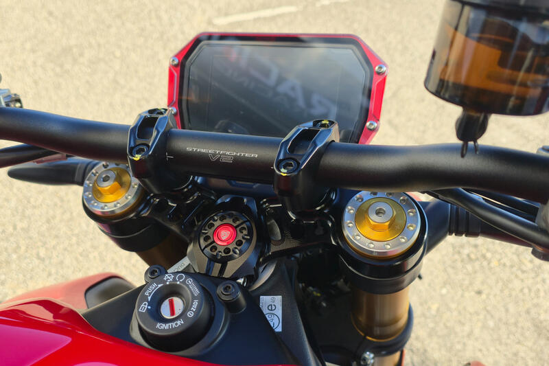 Piastre di sterzo Ducati Streetfighter V2 MY2025 - Superiore Black