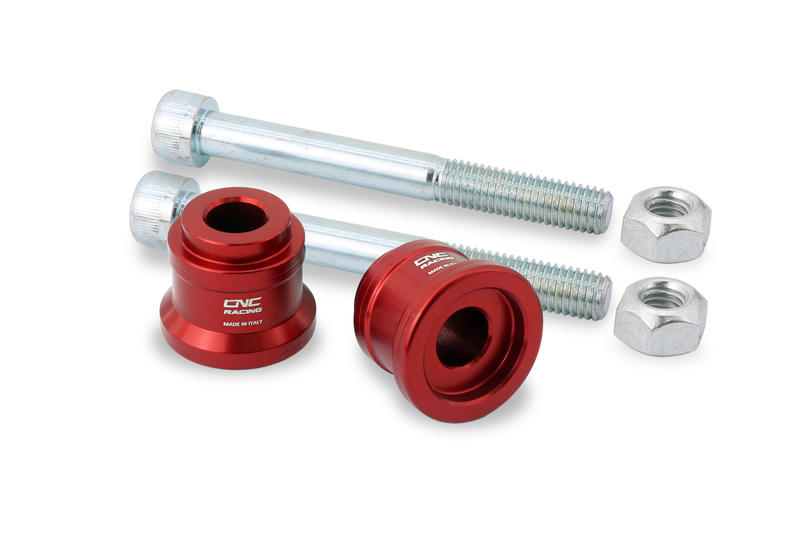 Handlebar clamp spacers H 20mm Ducati Monster 937 / Streetfighter V2 V4 Red