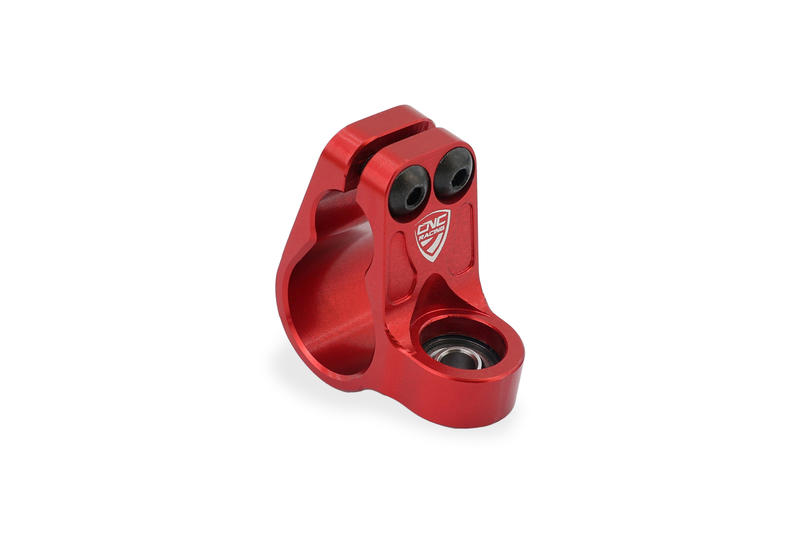 Vertical Clamp for Steering damper Ohlins Red