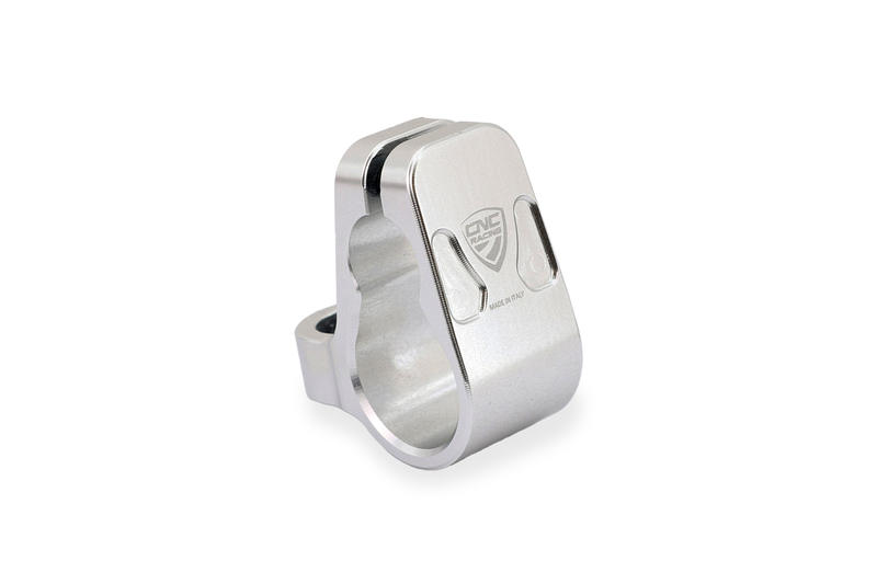 Vertical Clamp for Steering damper Ohlins Silver