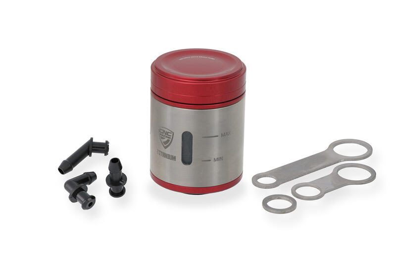 Fluid tank 25 ml for front brake - Titanium Red