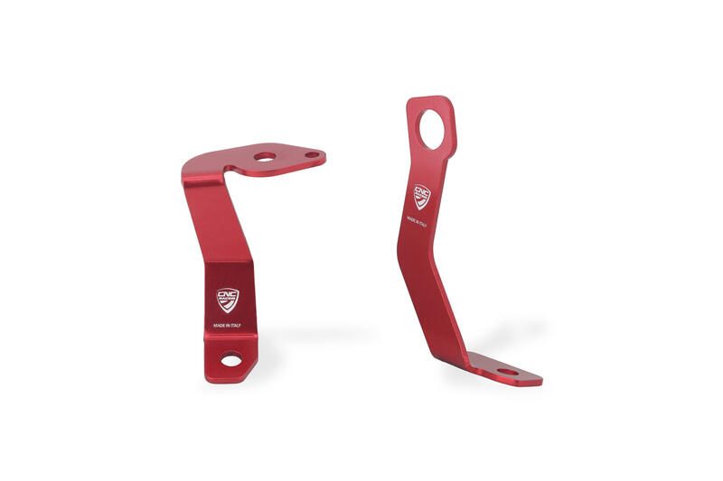 Bracket kit for clutch and brake fluid tank Moto Guzzi Mandello Red