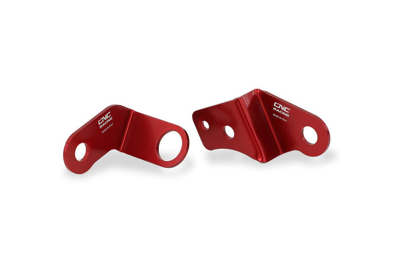Bracket kit for clutch and brake fluid tank Ducati Hypermotard 698 Mono Red