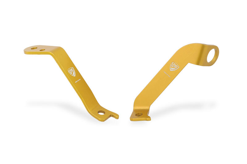 Bracket kit for clutch and brake fluid tank Ducati Panigale V4 Gold