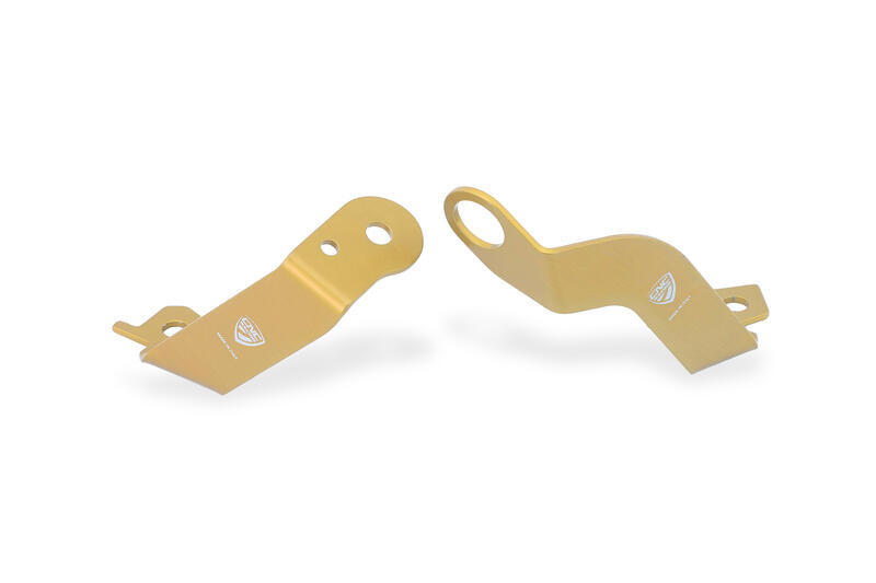 Bracket kit for clutch and brake fluid tank for Ducati Panigale V2 MY 2025 Gold