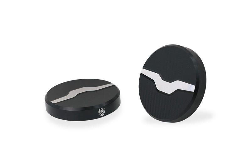 Fork leg plug cover Moto Guzzi Black