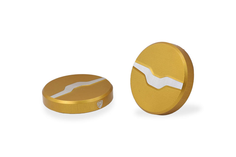 Fork leg plug cover Moto Guzzi Gold
